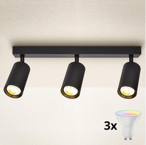 Brilagi - Spot LED dimabil SELE 3x GU10/4,8W/230V, negru