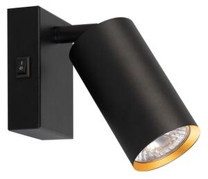 Spot de perete Brilagi SELE 1xGU10/30W/230V negru/auriu