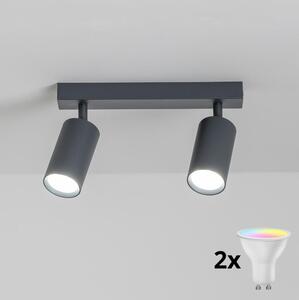 Brilagi - Spot LED RGBW reglabil SELE 2xGU10/4,8W/230V antracit