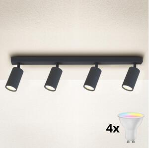 Brilagi - Spot LED RGBW dimabil SELE 4xGU10/4,8W/230V antracit