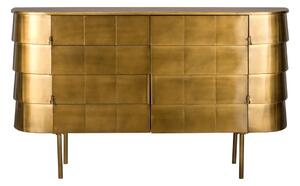 Comodă aurie din metal 117x70x26 cm Hanna – Dutchbone