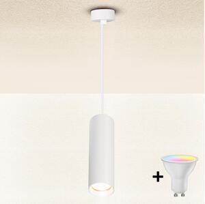 Brilagi - Lampă suspendată LED dimabilă pe cablu SELE 1xGU10/4,8W/230V, albă
