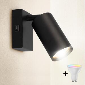 Brilagi - Aplica de perete LED dimabilă tip spot SELE 1xGU10/4,8W/230V, negru