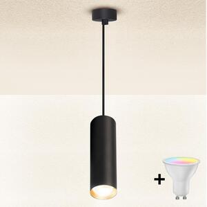 Brilagi - Lustră LED reglabilă pe cablu SELE 1xGU10/4,8W/230V, negru/auriu