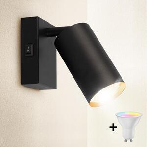 Brilagi - Spot LED de perete dimabil SELE 1xGU10/4,8W/230V negru/auriu