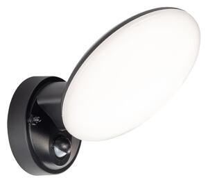 Aplică de perete pentru exterior cu senzor OLAF LED/10W/230V IP44, negru