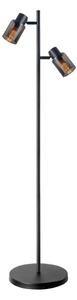 Lampadar REBECCA 2xE14/8W/230V negru/fumuriu