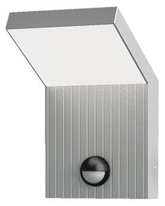 BRILAGI - Aplică de perete LED pentru exterior cu senzor RIANO, LED/8W/230V, argintie