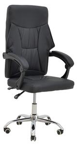 Scaun Directorial Gommer Piele Ecologica Negru
