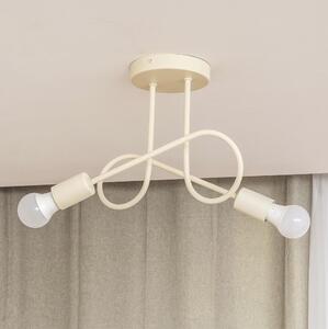 Lustră aplicată OXFORD 2xE27/15W/230V crem