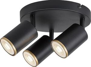 Rabalux 73109 - Spot NOLIE 3xGU10/15W/230V negru