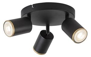Rabalux 73109 - Spot NOLIE 3xGU10/15W/230V negru
