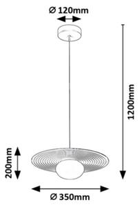Rabalux 72461 - Lustră suspendată pe cablu GLOWBELLS 1xG9/25W/230V