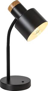 Rabalux 74096 - Lampă de masă PASTRO 1xE27/20W/230V neagră