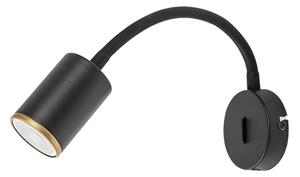Rabalux 73111 - Aplică de perete tip spot NOLIE 1xGU10/15W/230V negru