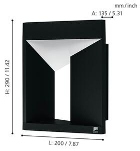 Eglo 98748 - Aplica de exterior NEMBRO LED/10W/230V IP54