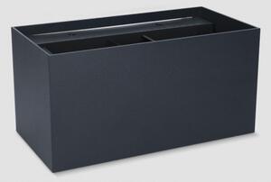 Brilagi - Aplică de perete LED pentru exterior DOUBLE CUBE LED/12W/230V neagră IP65
