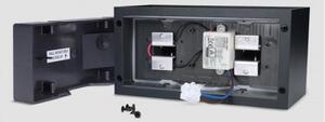 Brilagi - Aplică de perete LED pentru exterior DOUBLE CUBE LED/12W/230V neagră IP65