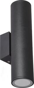 Aplică de exterior 2xGU10/35W/230V IP54 negru rotund