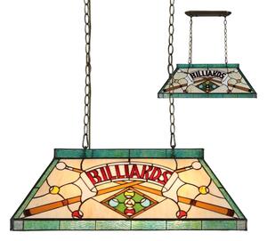 Prezent 1715 - Candelabru suspendat cu lanț TIFFANY BILLIARD 3xE27/60W/230V
