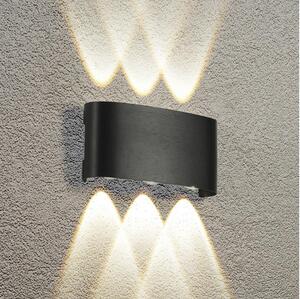 Brilagi - Aplică LED de exterior FLAREBOX, 6W, 230V, neagră, IP65