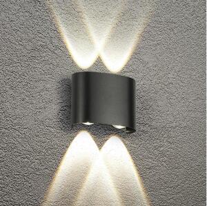 Brilagi - Aplica de exterior FLAREBOX LED/4W/230V neagră IP65
