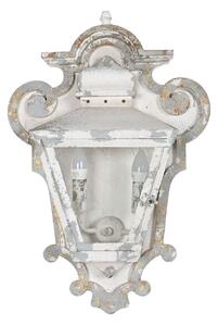 Lampa de perete Dust din metal antichizat alb 44x16.5x64.5 cm