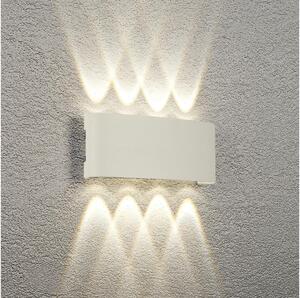 Brilagi - Aplica LED de exterior FLAREBOX, 8W, 230V, alb, IP65