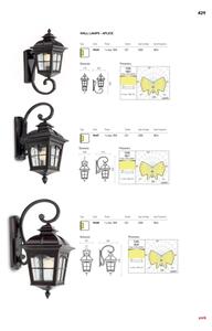 Aplică de perete pentru exterior YORK 1xE27/70W/230V IP44 maro