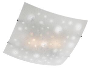 Redo 05-905 - Plafonieră ISIDE 2xE27/42W/230V, 39x39 cm, transparentă