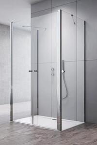 Uși duble pentru cabina de duș Radaway EOS II DWD, 100x197 cm, sticlă securizată transparentă, profil crom