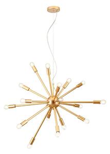 Redo 01-2935 - Lustru STELLAR suspendat pe cablu, 18xE14/25W/230V, auriu