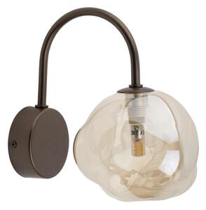 Aplica de perete LAVA 1xG9/8W/230V bronz/bej fumuriu