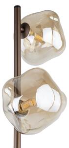 Lampă de podea LAVA 3xG9/8W/230V bronz/bej fumuriu