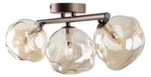 Lustră aplicată LAVA 3xG9/8W/230V bronz/bej fumuriu