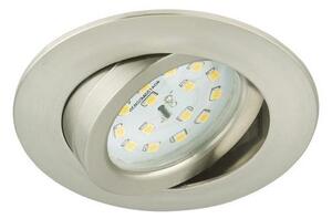 Briloner 8317-012 - Plafonieră LED încastrată pentru baie, dimabilă, 5,5W/230V, IP23, crom mat