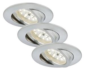 Briloner 7209-039 - Set de 3 corpuri încastrate pentru baie ATTACH LED/5W/230V IP23