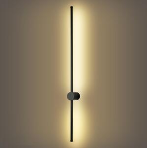 Brilagi - Aplica LED de exterior AURA LED/20W/230V 3000K IP54 negru