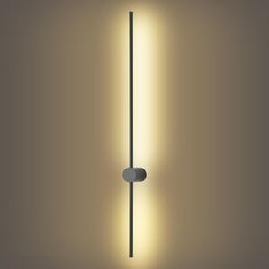 Brilagi - Aplică LED de exterior AURA, 20W, 230V, 3000K, IP54, antracit
