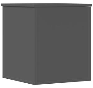 Cutie de depozitare, negru, 40x42x46 cm, lemn prelucrat