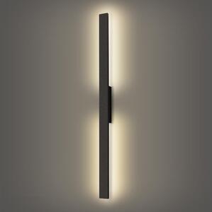 Brilagi - Aplica LED de exterior LUNA, 24W, 230V, 4000K, IP65, neagră