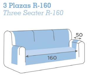 Husă canapea trei locuri Moorea, maro 160x50 cm