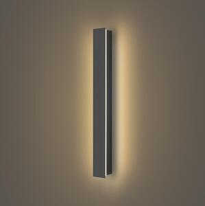 Brilagi - Aplica de exterior LED LINEAR, 12W, 230V, 3000K, IP65, antracit