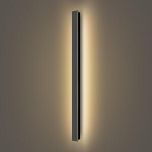 Brilagi - Aplica LED de perete pentru exterior LINEAR, 22W, 230V, 3000K, IP65, negru