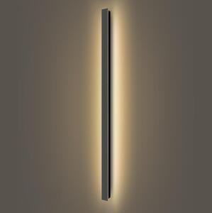 Brilagi - Aplica de perete LED pentru exterior LINEAR, 32 W, 230 V, 3000 K, IP65, negru
