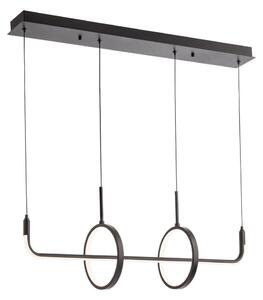 Redo 01-2705 - Lustru pe cablu OLIMP LED/40W/230V 3000/4000/6500K, negru