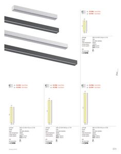 Redo 01-2762 - Aplica de perete LED PLOT, 21 W, 230 V, 60 cm, albă