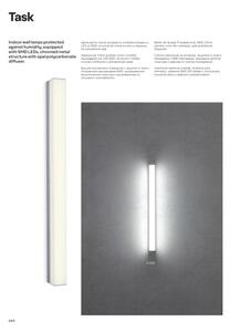 Redo 01-2330 - Oglindă iluminată cu LED pentru baie TASK, 18 W, 230 V, 90 cm, IP44, crom