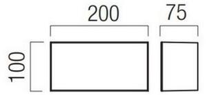 Redo 90325 - Corp de iluminat exterior LED KODIAK, 8W, 230V, 4000K, 20 cm, IP65, alb