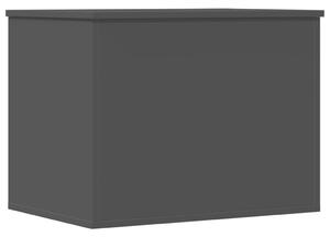 Cutie de depozitare, negru, 60x42x46 cm, lemn prelucrat